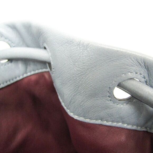 Valentino Garavani Unisex Backpack Like new 15”X11” Gorgeous Wine & Bluish Gray - Picture 9 of 10